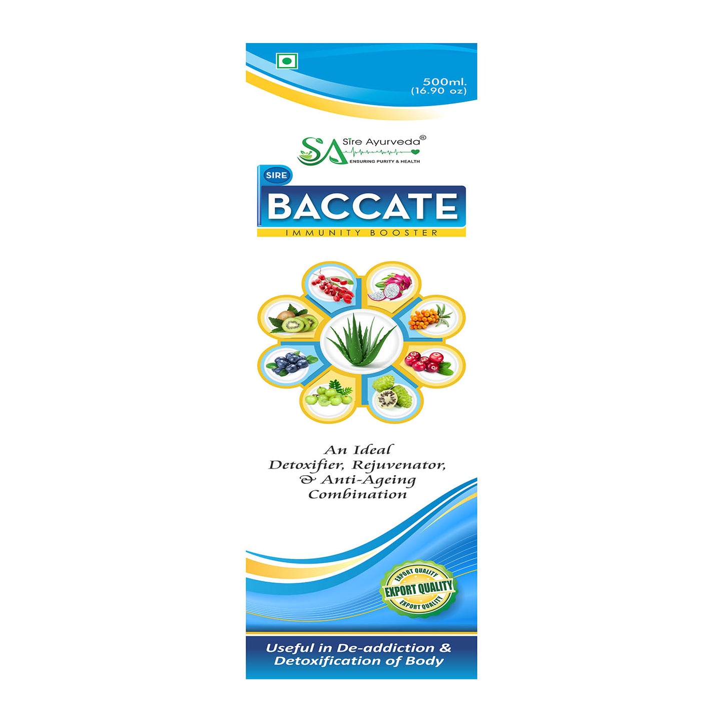 Baccate(Good For Body Detoxifier, Immunity Booster, Joint Pain Relief Restful Sleep)