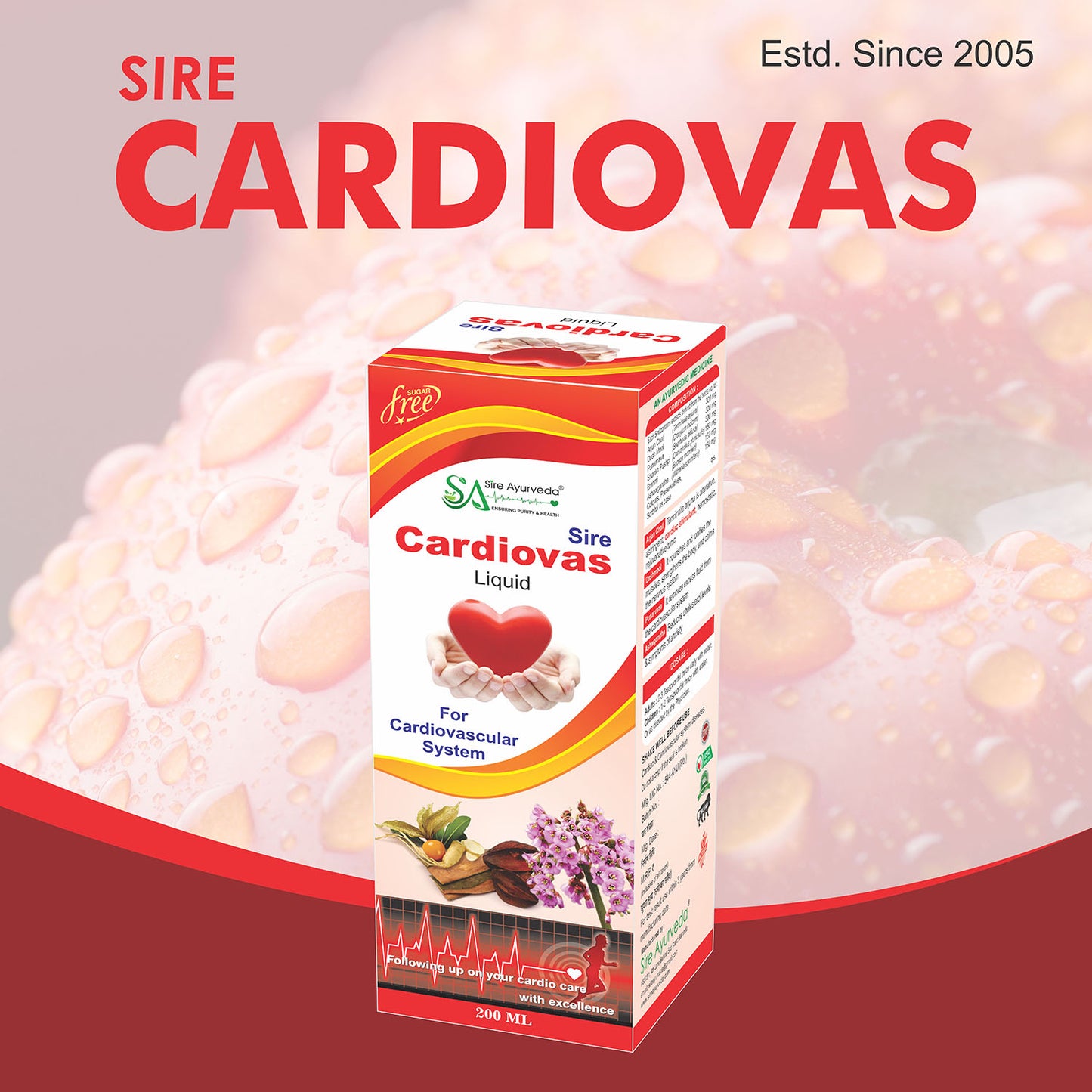 CARDIOVAS (Ayurvedic Supplements For Helps Blood Cholesterol & Sugar Level, A Powerful Blend Of Natural Ingredients Extra Strength Formula) (Copy)