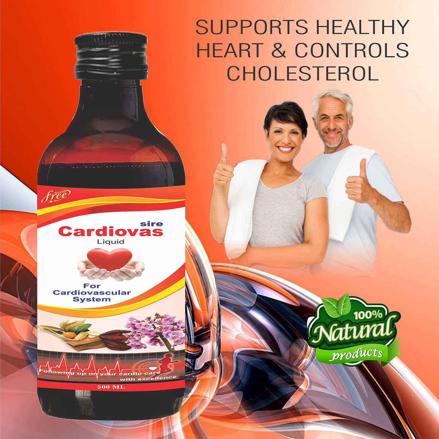 CARDIOVAS (Ayurvedic Supplements For Helps Blood Cholesterol & Sugar Level, A Powerful Blend Of Natural Ingredients Extra Strength Formula) (Copy)