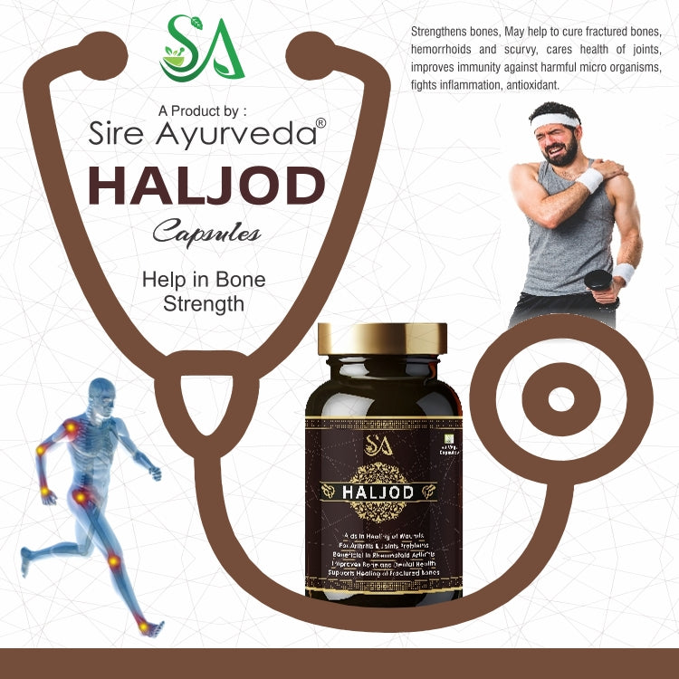 HALJOD(Natural/Herbal for Daily Immunity & Resistance to Infections, Bone & Joint Wellness, Decreasing Workout Post Injuries)