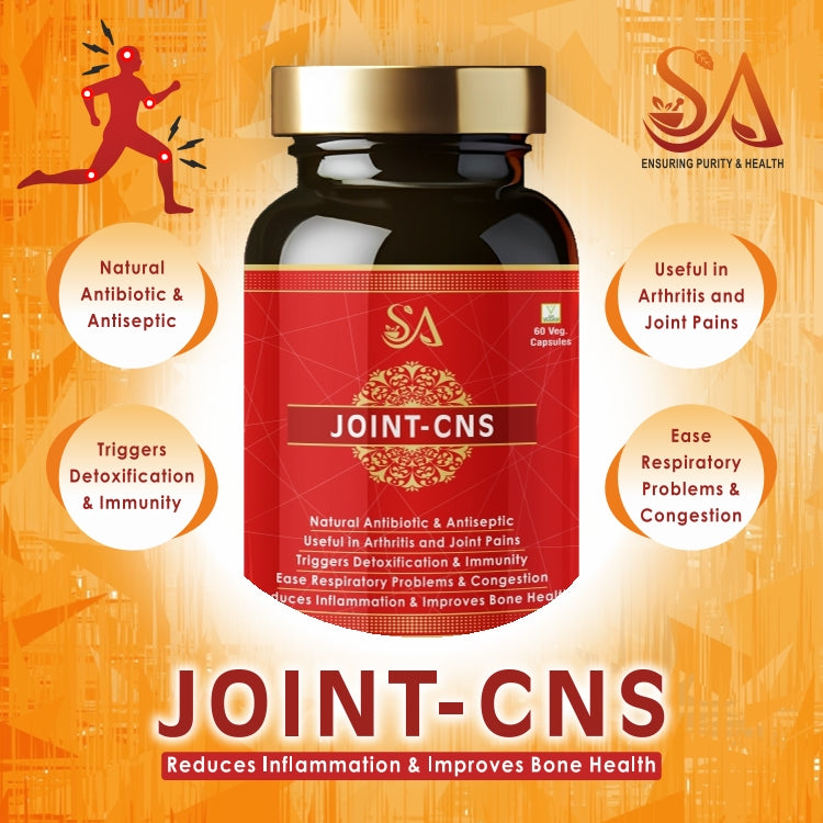 JOINT-CNS(Natural/Herbal for Daily Immunity & Resistance to Infections, Bone & Joint Wellness, Decreasing Workout Post Injuries)