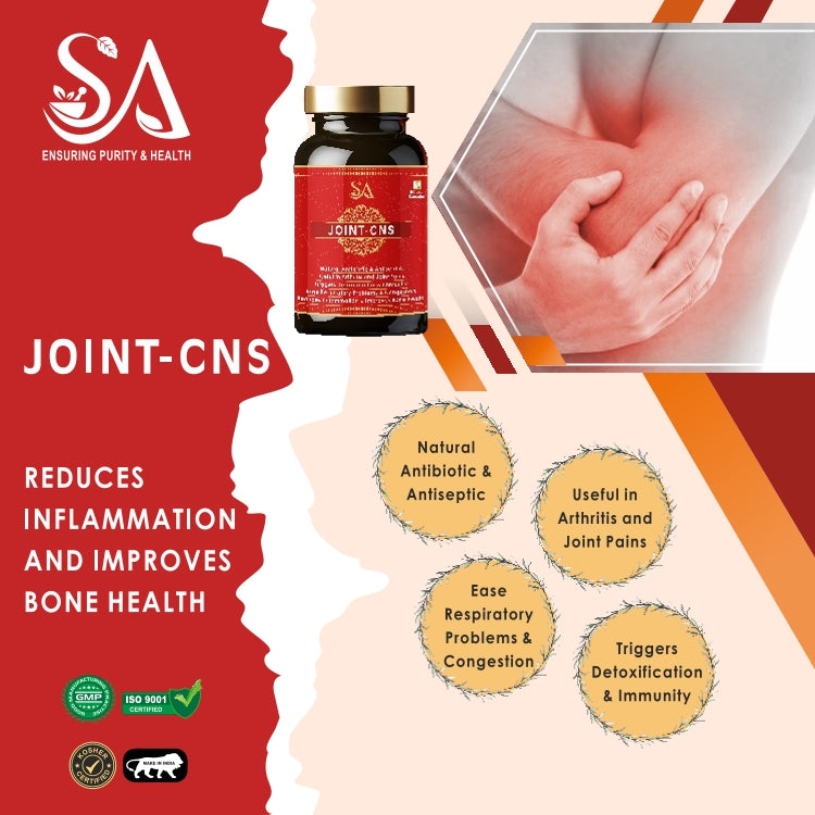 JOINT-CNS(Natural/Herbal for Daily Immunity & Resistance to Infections, Bone & Joint Wellness, Decreasing Workout Post Injuries)