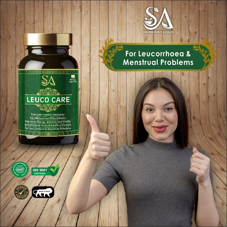 LEUCO CARE(Women Herbal Supplements, improve energy stamina vitality, beneficial overall health for women)
