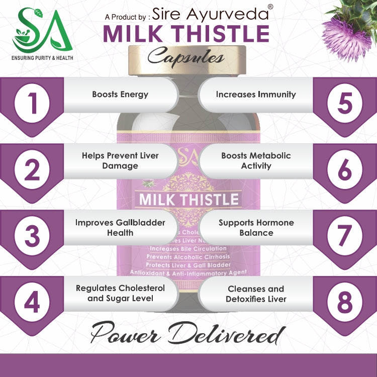 MILK THISTLE (Healthy Liver, Boost Metabolism And Maintain Cholesterol level)