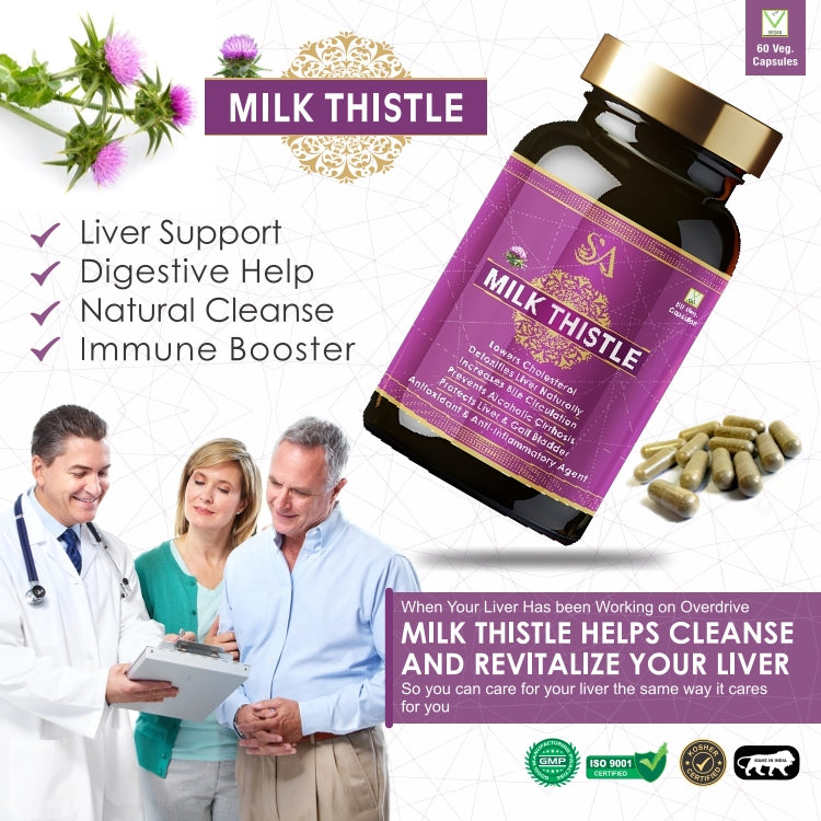 MILK THISTLE (Healthy Liver, Boost Metabolism And Maintain Cholesterol level)