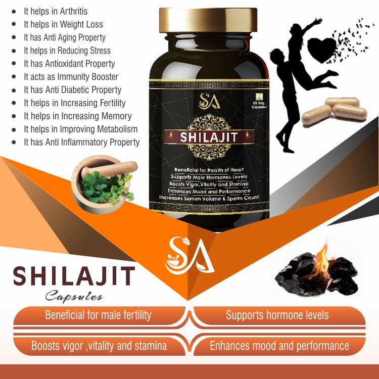 SHILAJIT(Boost Performance, Power, Stamina, Endurance, Strength and Overall Wellbeing for Men)