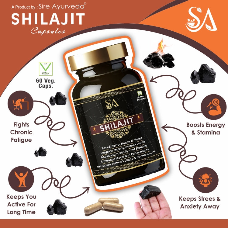 SHILAJIT(Boost Performance, Power, Stamina, Endurance, Strength and Overall Wellbeing for Men)