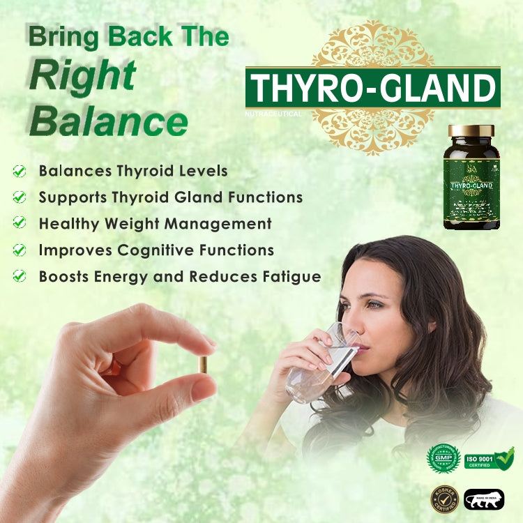THYRO-GLAND(Thyro Care Capsules, Hormonal Balance, Thyroid Balance, Improved Metabolism & Energy, Weight Management)
