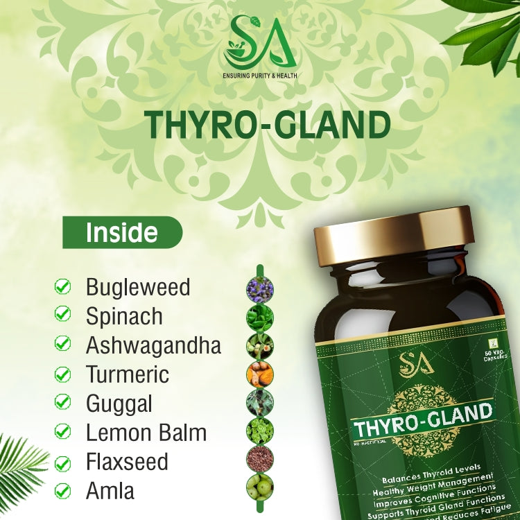 THYRO-GLAND(Thyro Care Capsules, Hormonal Balance, Thyroid Balance, Improved Metabolism & Energy, Weight Management)