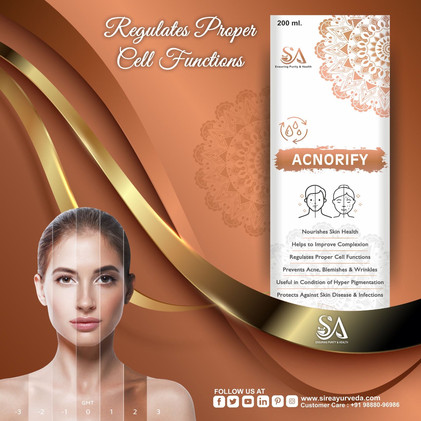 ACNORIFY Syrup - 200 ml | Herbal Blood Purifier for Skin Health and Liver Support