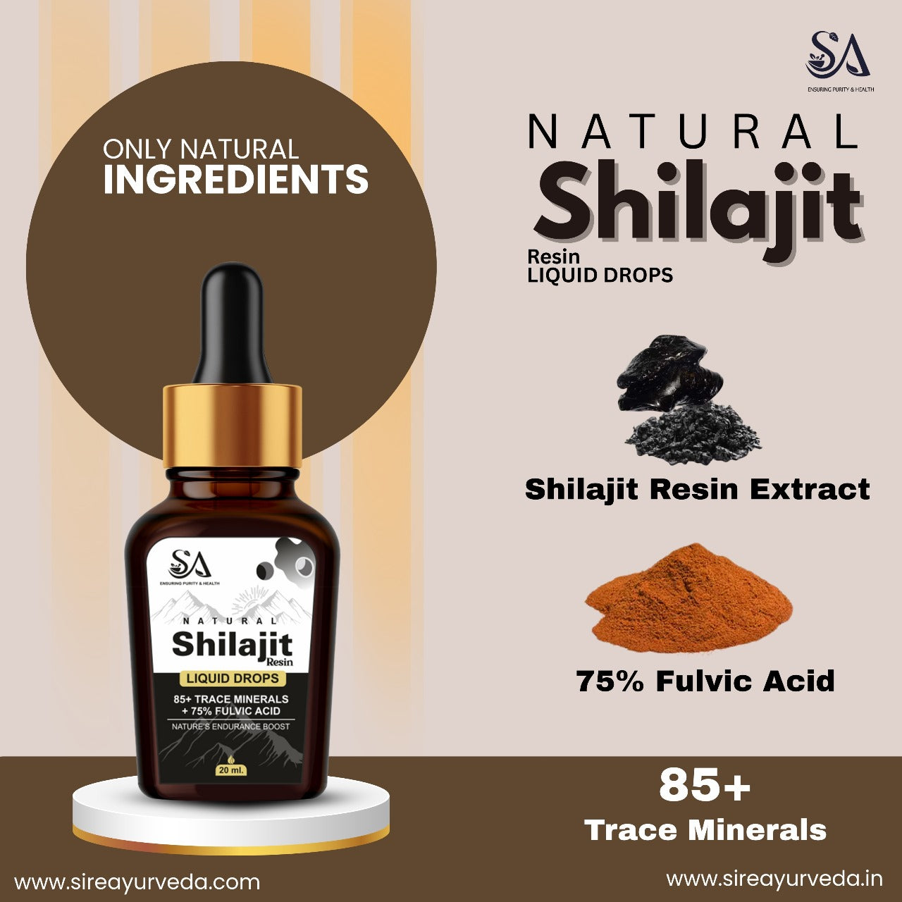 Sire® Shilajit Liquid Drops