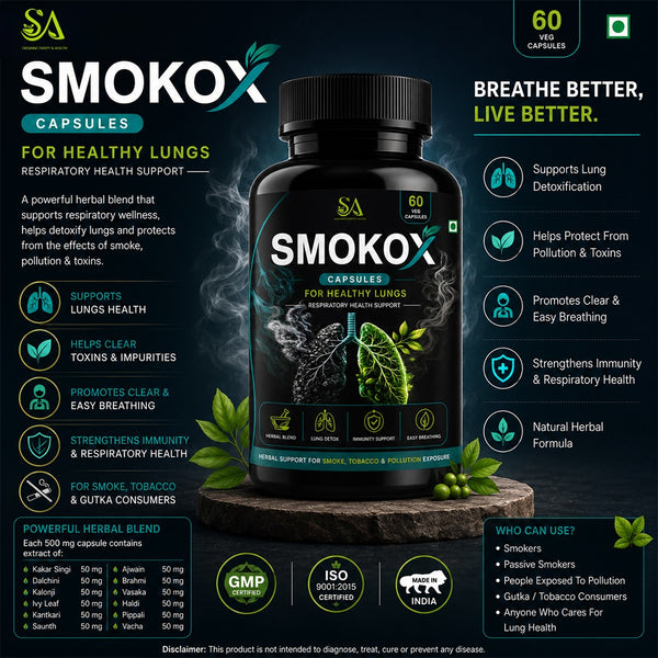 Sire® SMOKOX 60 Capsules (30 Days Medicine)