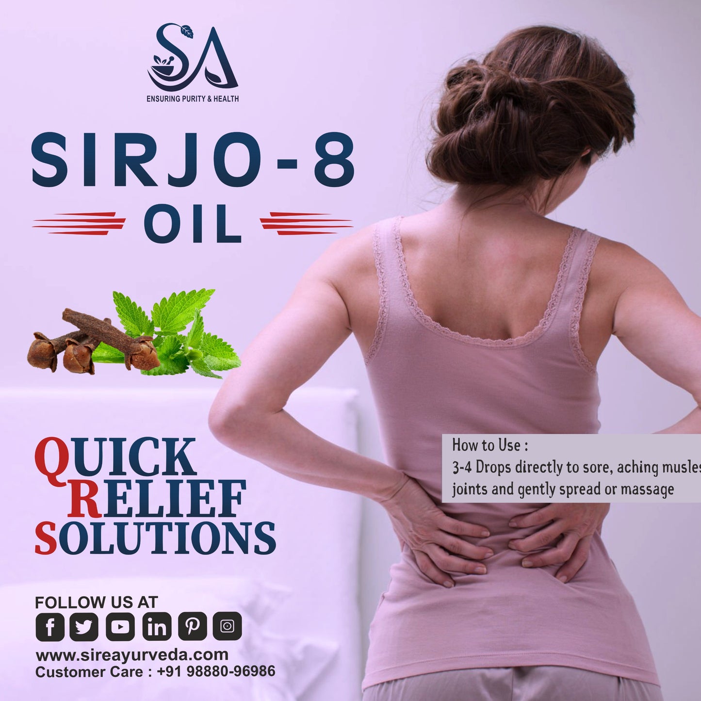 Sire ayurveda® Sirjo-8 Oil