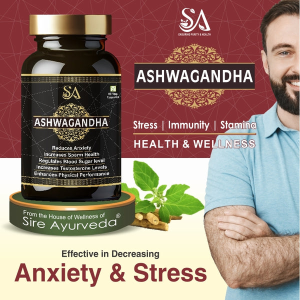 Sire® Ashwagandha Capsules (30 Days Medicine)