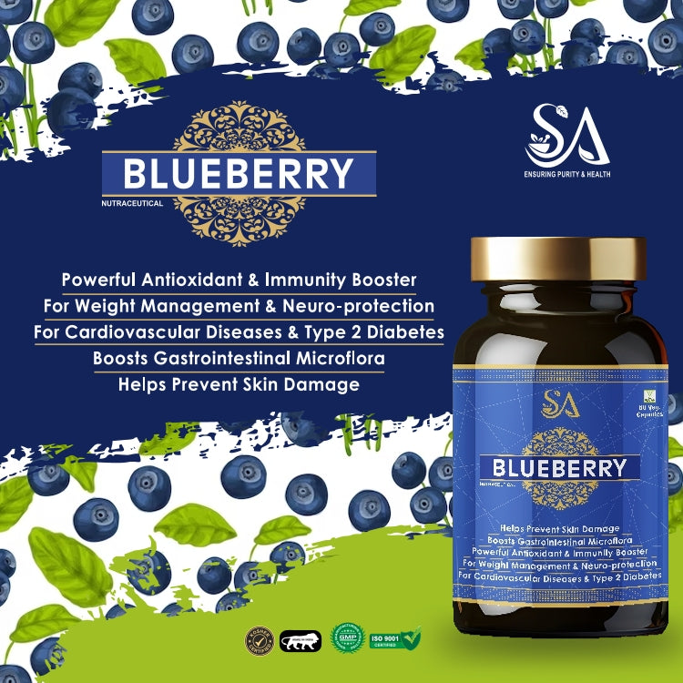 BLUEBERRY(Anti-oxidant rich, Heart health, Anti-inflammatory, Immune system support)