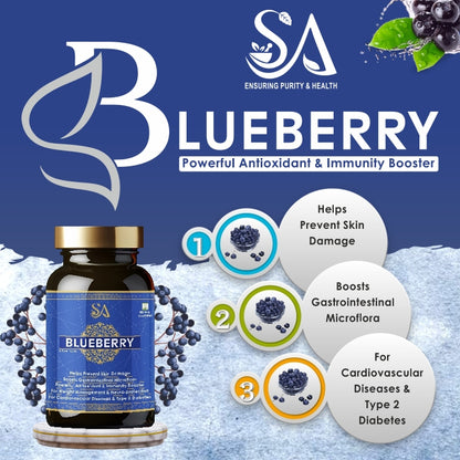 BLUEBERRY(Anti-oxidant rich, Heart health, Anti-inflammatory, Immune system support)