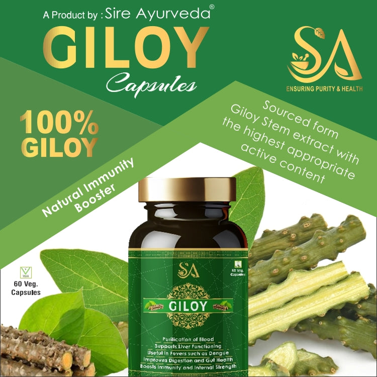 GILOY(Natural/Herbal for Blood Purification, Daily Immunity Boost & Resistance to Infections)