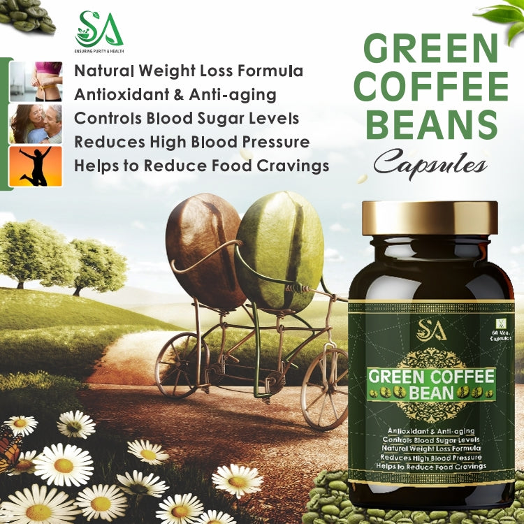 GREEN COFFEE BEANS( Weight Management , Boost Metabolism, Energy Enhancer, Natural Detoxifier, Blood Sugar Management)