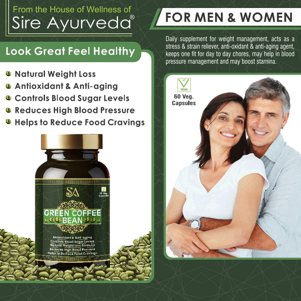 Sire® GREEN COFFEE BEANS (30 Days Medicine)
