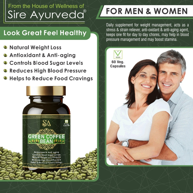 Sire® GREEN COFFEE BEANS (30 Days Medicine)