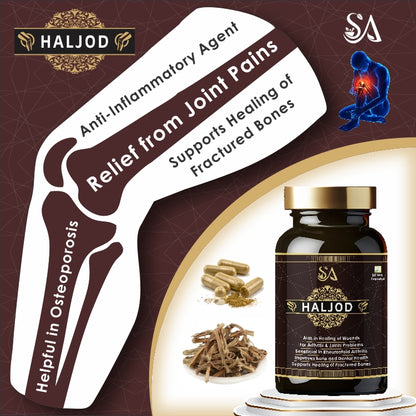 HALJOD(Natural/Herbal for Daily Immunity & Resistance to Infections, Bone & Joint Wellness, Decreasing Workout Post Injuries)