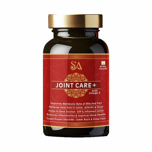 JOINT CARE+ with omega 3(Natural/Herbal for Daily Immunity & Resistance to infection ,Bone &Joint Wellness, Decreasing Workout Post Injuries)