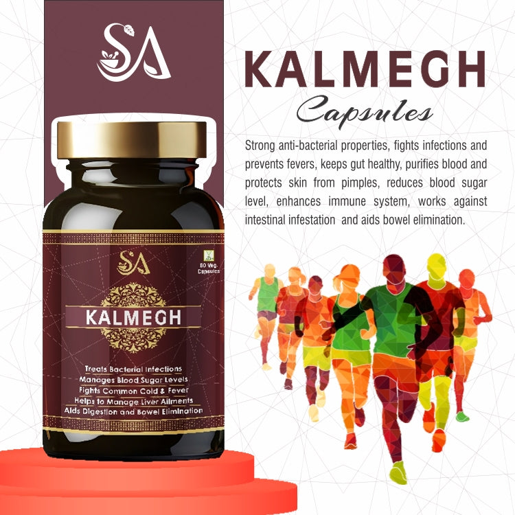 KALMEGH(An Ayurvedic Formula for Supporting Liver Function, Helps Protect Against Cold & Cough and Acts as an Immunity Booster, Maintains Overall Health & Well-being)