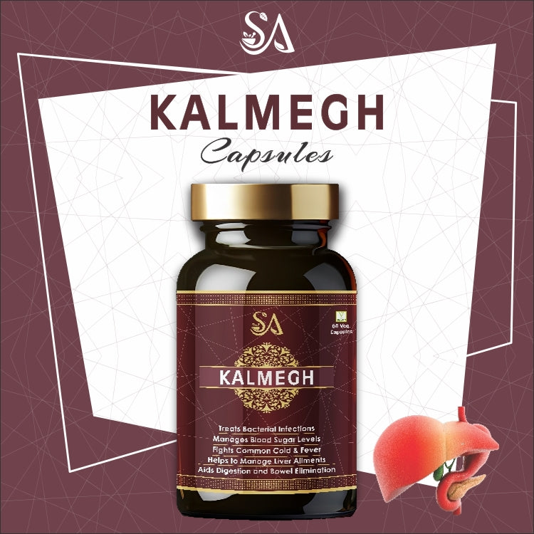 KALMEGH(An Ayurvedic Formula for Supporting Liver Function, Helps Protect Against Cold & Cough and Acts as an Immunity Booster, Maintains Overall Health & Well-being)