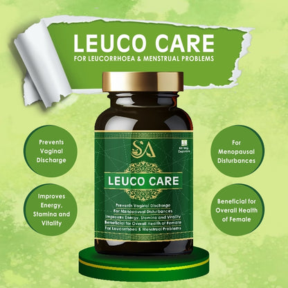 LEUCO CARE(Women Herbal Supplements, improve energy stamina vitality, beneficial overall health for women)