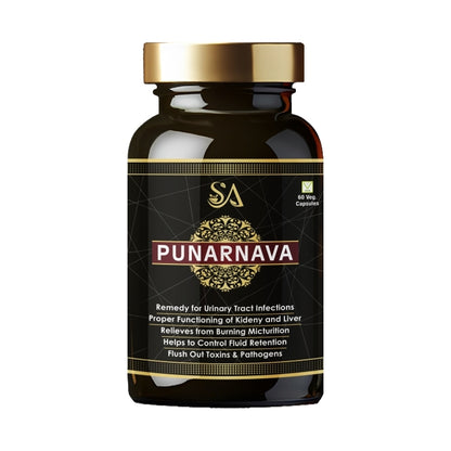 PUNARNAVA(Punarnava Capsules, With Goodness of Natural Punarnava Extract known for Good Gut Health & for Healthy Appetite, Helps for Heart and Urinary Health – 60 Veg capsules)