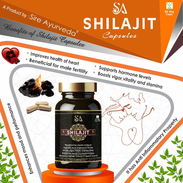 Sire® SHILAJIT (30 Days Medicine)