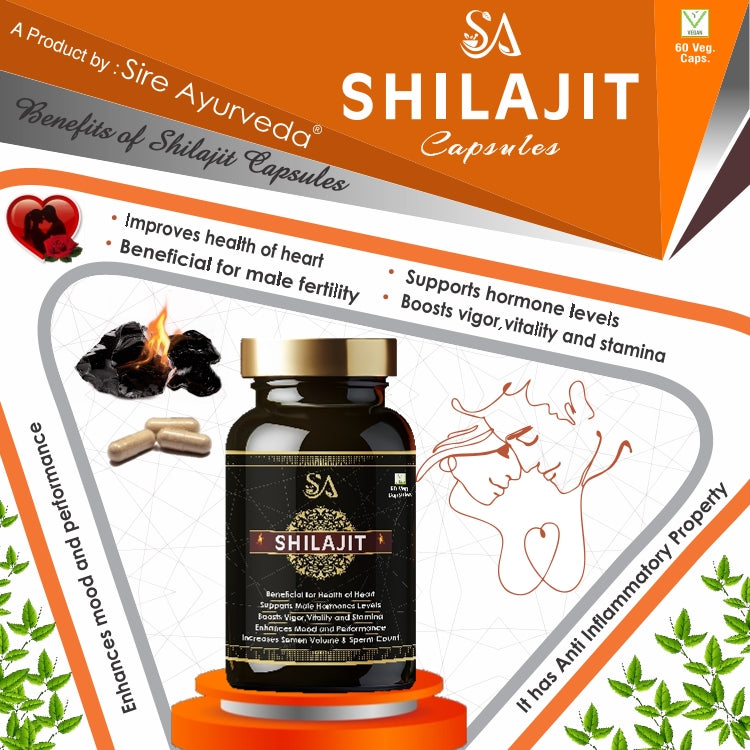 Sire® SHILAJIT (30 Days Medicine)