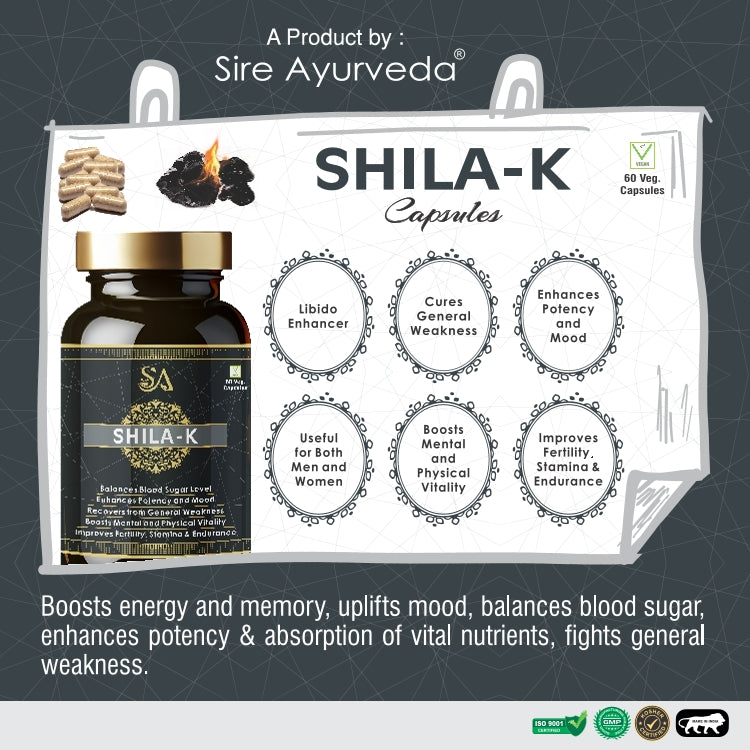 SHILA-K(Boost Performance, Power, Stamina, Endurance, Strength and Overall Wellbeing for Men)