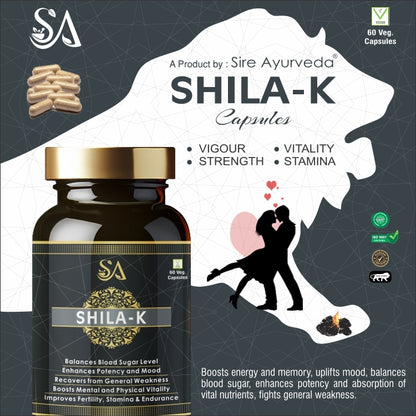 SHILA-K(Boost Performance, Power, Stamina, Endurance, Strength and Overall Wellbeing for Men)