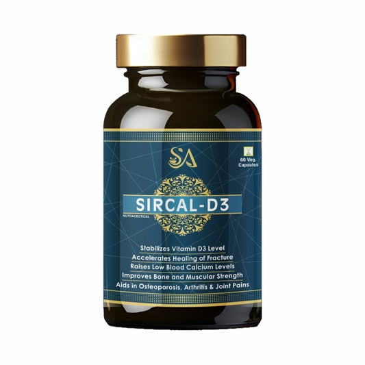 SIRCAL-D3(Natural/Herbal for Daily Immunity & Resistance to infection ,Bone &Joint Wellness, Decreasing Workout Post Injuries)