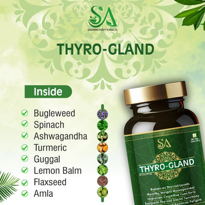 THYRO-GLAND(Thyro Care Capsules, Hormonal Balance, Thyroid Balance, Improved Metabolism & Energy, Weight Management)