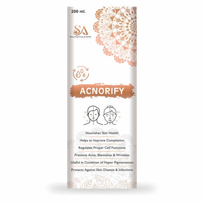 ACNORIFY Syrup - 200 ml | Herbal Blood Purifier for Skin Health and Liver Support