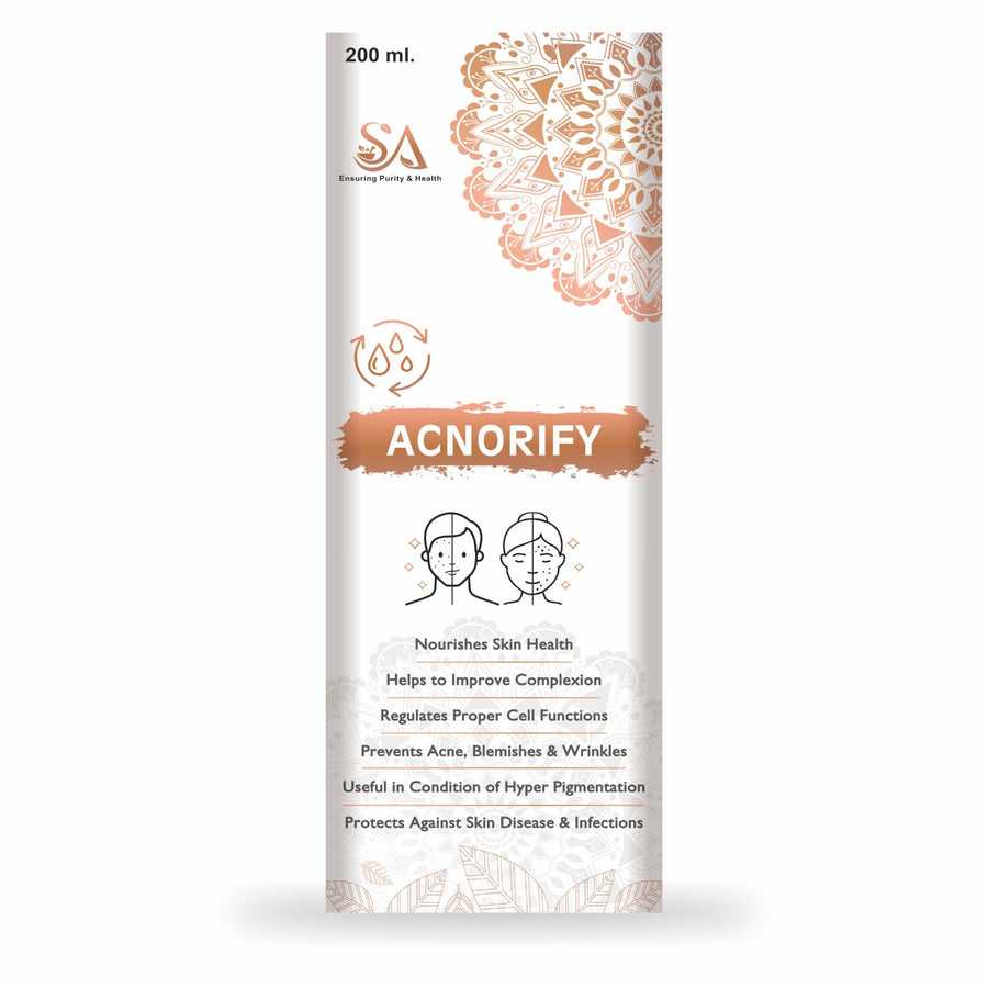 ACNORIFY Syrup - 200 ml | Herbal Blood Purifier for Skin Health and Liver Support