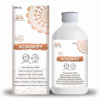 ACNORIFY Syrup - 200 ml | Herbal Blood Purifier for Skin Health and Liver Support