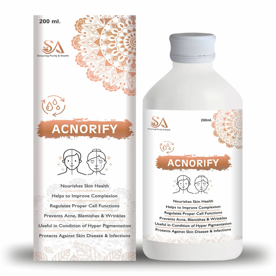 ACNORIFY Syrup - 200 ml | Herbal Blood Purifier for Skin Health and Liver Support