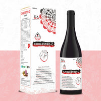 CHOLESTRO-C (Ayurvedic Supplements For Helps Blood Cholesterol & Sugar Level, A Powerful Blend Of Natural Ingredients Extra Strength Formula) 500ml