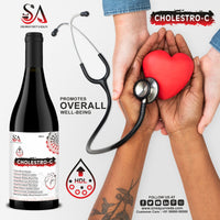 CHOLESTRO-C (Ayurvedic Supplements For Helps Blood Cholesterol & Sugar Level, A Powerful Blend Of Natural Ingredients Extra Strength Formula) 500ml