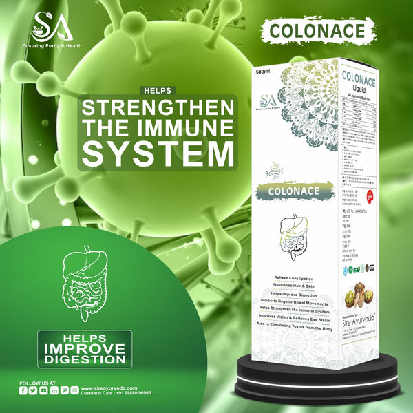 COLONACE(Ayurvedic Syrup to improve digestion, helpful in constipation, 500ml)