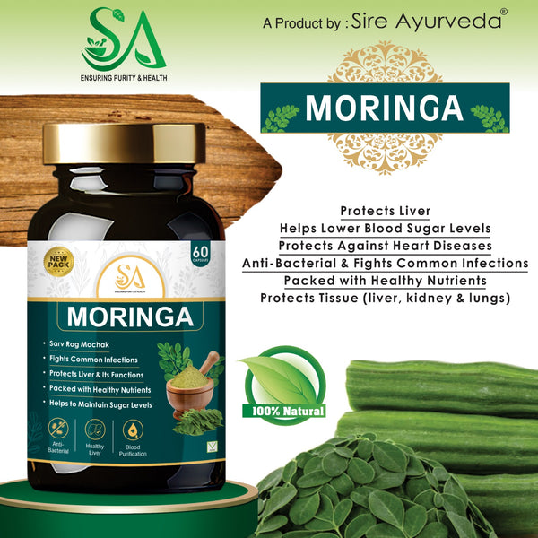 Sire® Moringa Capsules (30 Days Medicine)