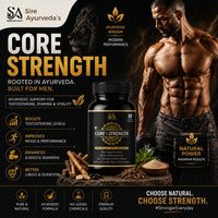Sire® CORE STRENGTH Gold Capsules ( Free Men Massage Oil) 30 Capusles Set