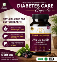 Sire® Jamun Seed Capsules (Sugar Count-DM) - 30 Days Course