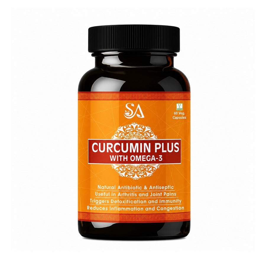 Sire® CURCUMIN PLUS WITH OMEGA- 3 (30 Days Medicine)