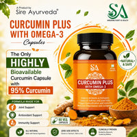 Sire® CURCUMIN PLUS WITH OMEGA- 3 (30 Days Medicine)