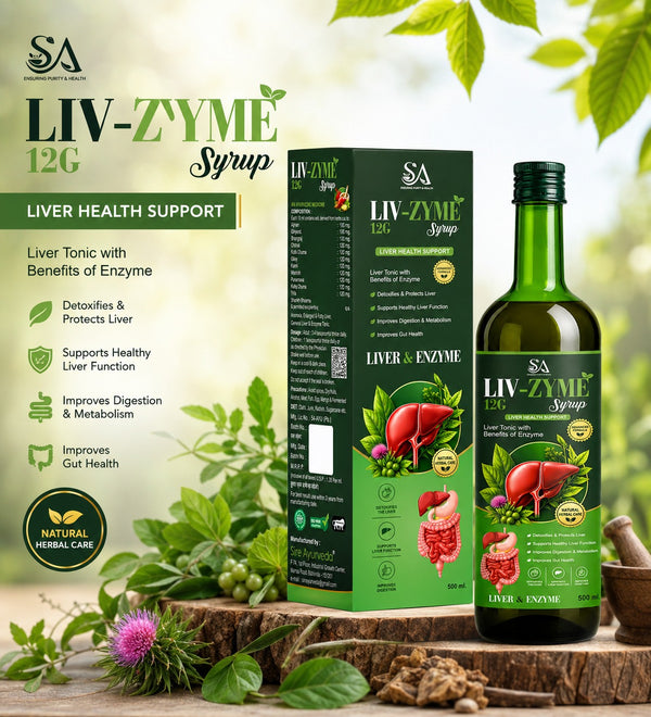 Sire® Liv-Zyme 12G Syrup | Liver Health Support | – (500ml) - 15 Days Course