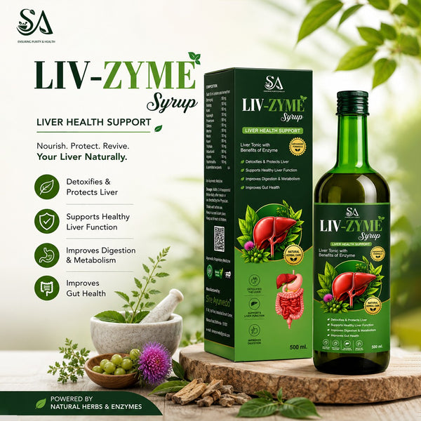 Sire® Liv-Zyme 12G Syrup | Liver Health Support | – (500ml) - 15 Days Course